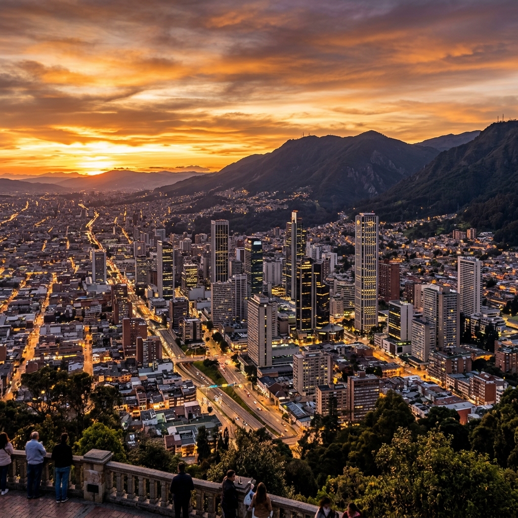 Gálegal SAS - Vista de Bogotá desde Monserrate